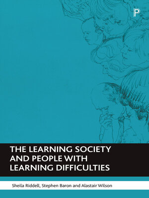 cover image of The Learning Society and people with learning difficulties